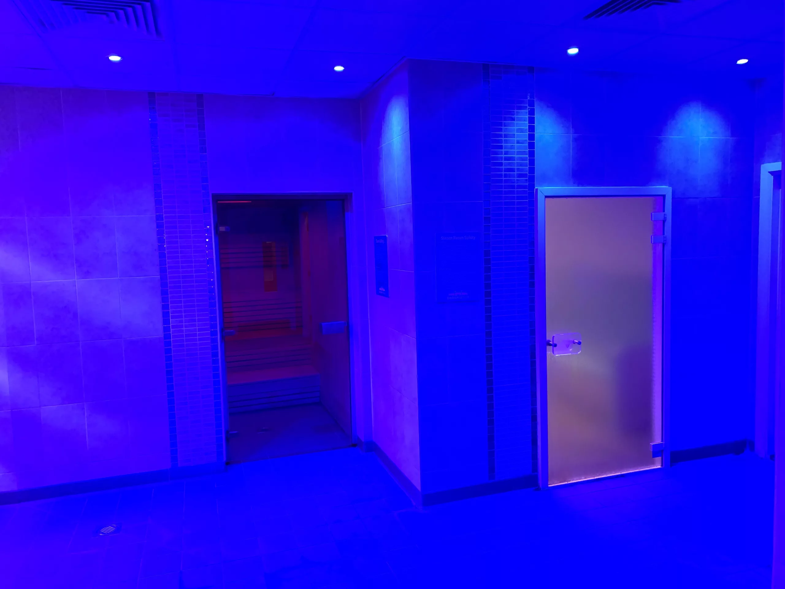 Changes to our Sauna and Steam Room Closing Times 1 Sauna and steam room at Bolton Arena